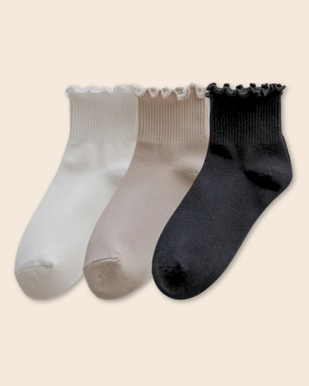 Kit Frufru de Algodão – 3 pares de meias - Image 10
