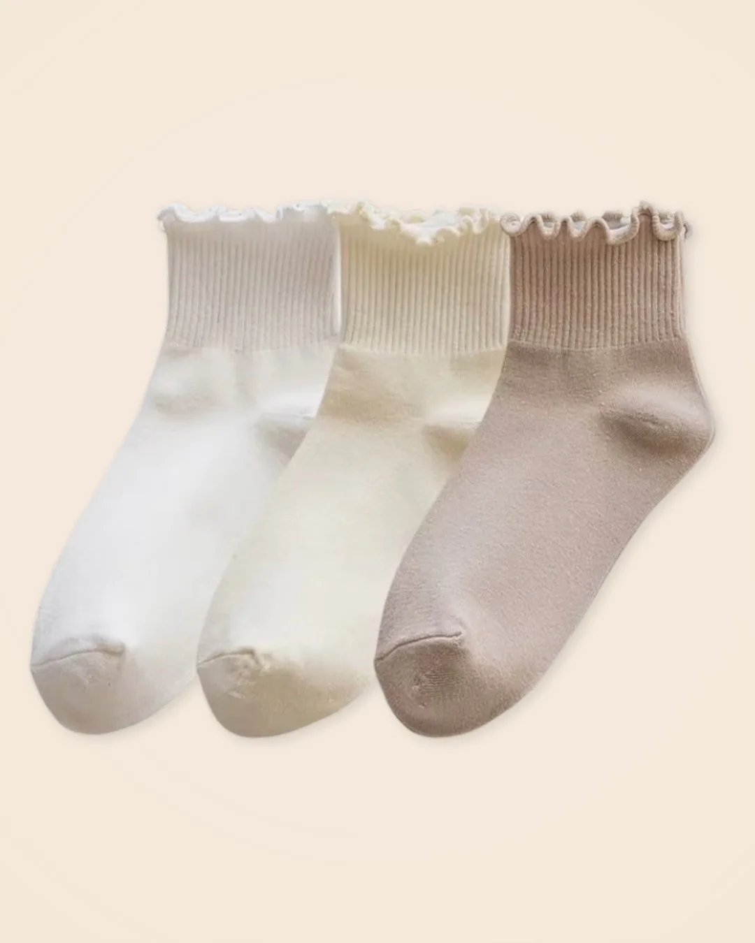 Kit Frufru de Algodão – 3 pares de meias - Image 8